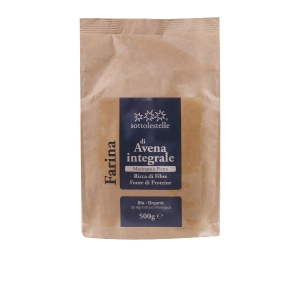 Bột yến mạch nguyên cám hữu cơ Sottolestelle 500g