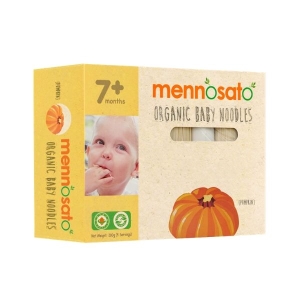 Mì sợi rau củ hữu cơ cho bé vị bí ngô 200g MenNoSato
