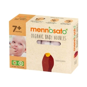 Mì sợi rau củ hữu cơ cho bé vị khoai lang 200g MenNoSato