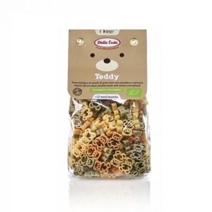 Nui rau củ hữu cơ hình gấu Teddy 200g Dalla Costa